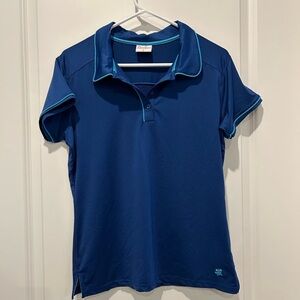 BirdeeSport Women's Top Golf Shirt Sz S Blue